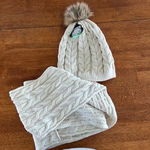 Pugs Gear Knit Hat and Scarf